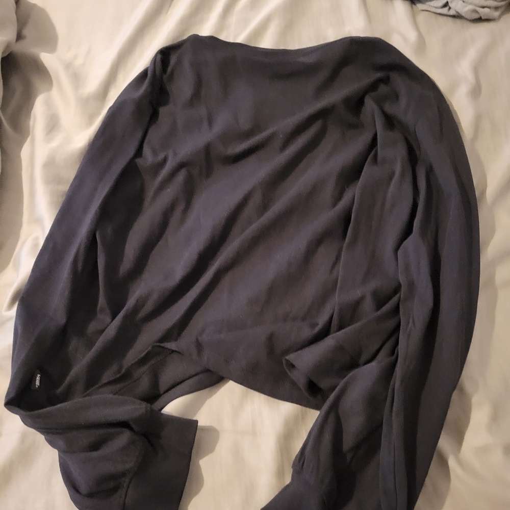 Vans long sleeve crop top